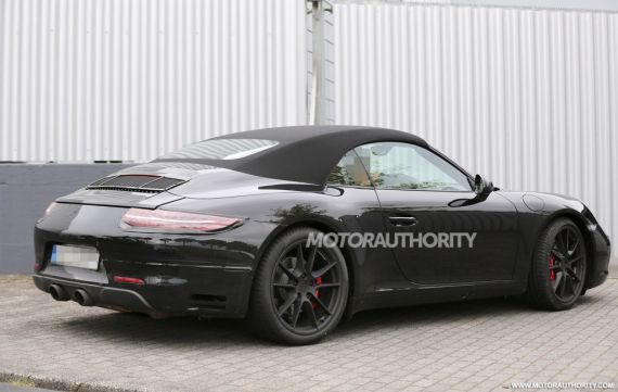 保时捷911卡雷拉GTS敞篷版谍照曝光