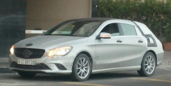 奔驰CLA猎装版谍照曝光 2015年上市