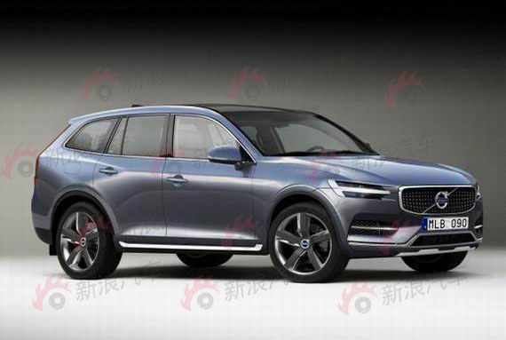 新一代沃尔沃XC90假想图曝光 巴黎首发