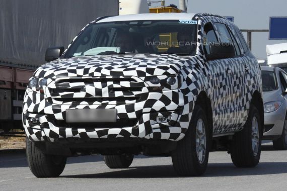 新福特Everest谍照曝光 似道奇Durango