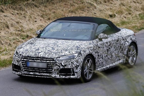 全新奥迪TT敞篷外观动力或类其Coupe版