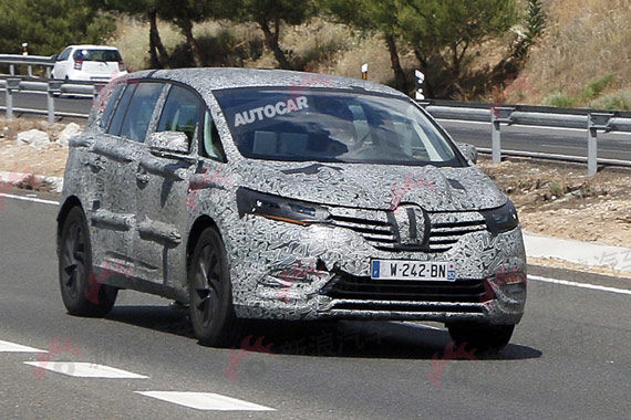 雷诺新款旗舰MPV谍照曝光 2015年发布