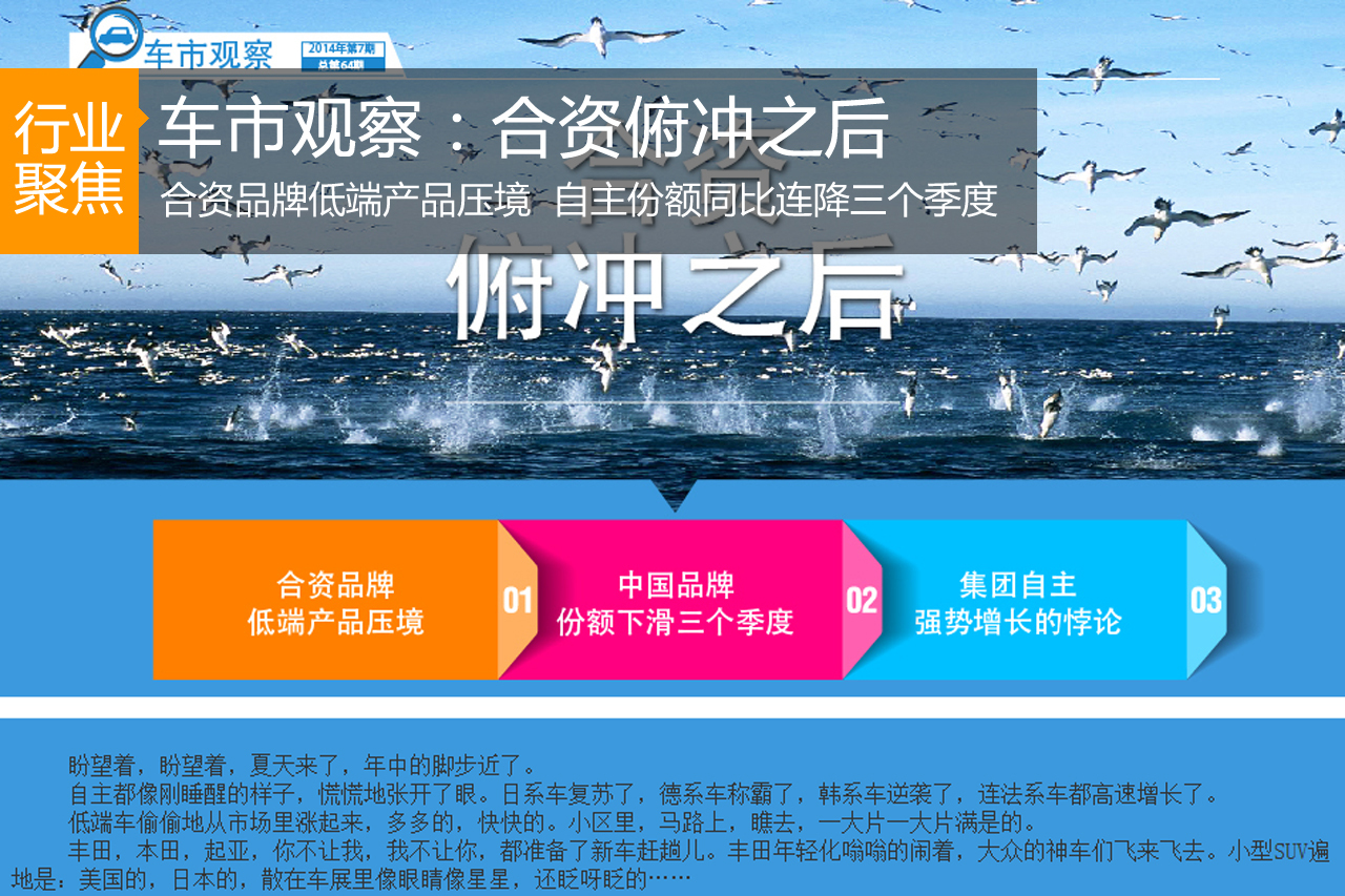 车市观察：合资俯冲之后