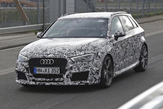 奥迪RS3最新细节曝光 动力或达360匹