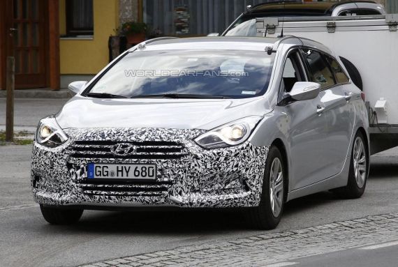 改款现代i40谍照曝光 或今年内发布