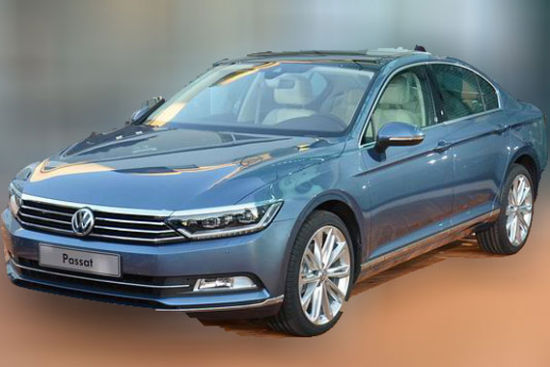 新帕萨特实拍 一汽大众明年底国产加长版