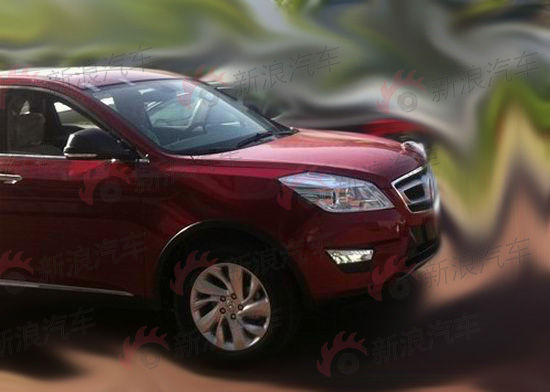 或名X55 北汽绅宝SUV无伪谍照曝光