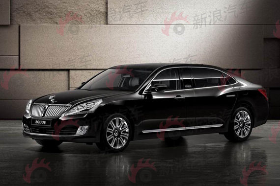 现代雅科士豪华加长版在莫斯科车展发布