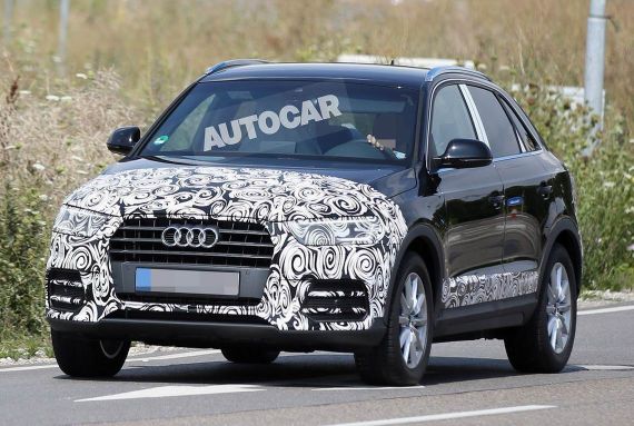 新款奥迪Q3谍照曝光 2015年上市