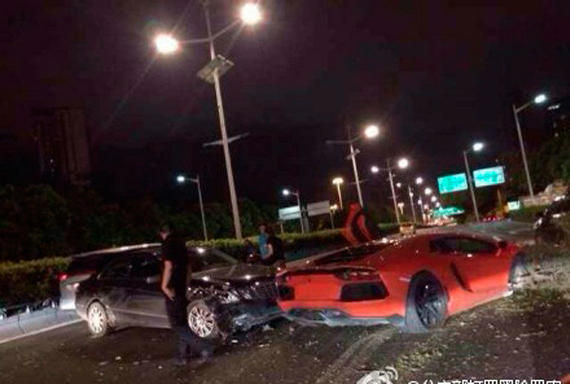 官员酒驾撞上兰博基尼 无力赔偿获刑8月