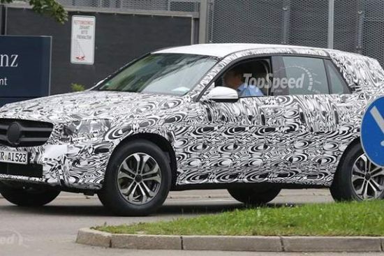 新款奔驰GLK级最新谍照曝光 或明年上市