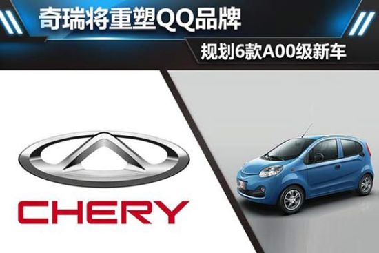 奇瑞将重塑QQ品牌 规划6款A00级新车