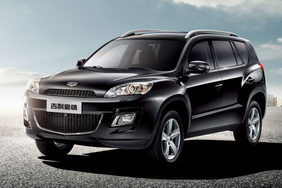 吉利豪情SUV即将上市 预售价12-15万
