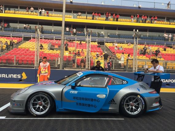 保时捷卡雷拉杯新加坡站正通车队成绩斐然