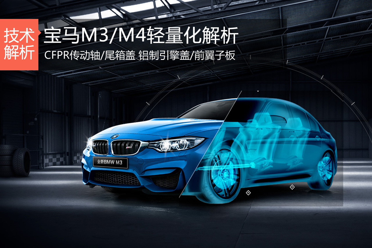 碳纤维是重点 宝马M3轻量化解析