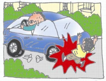 倒车碾压 资料图