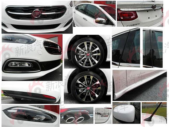 广汽菲亚特菲翔运动版车型谍照
