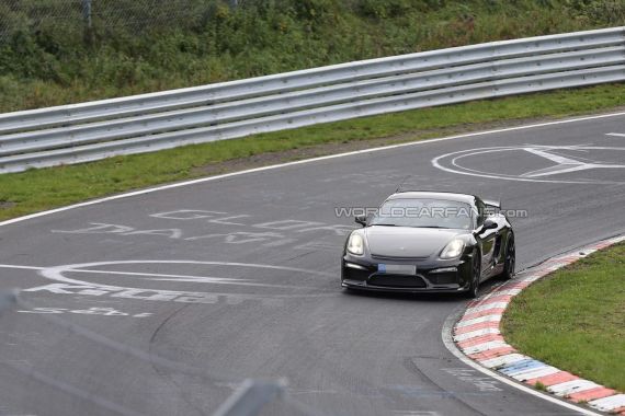 保时捷Cayman GT4谍照曝光 2015年上市 保时捷Cayman GT4谍照曝光 2015年上市
