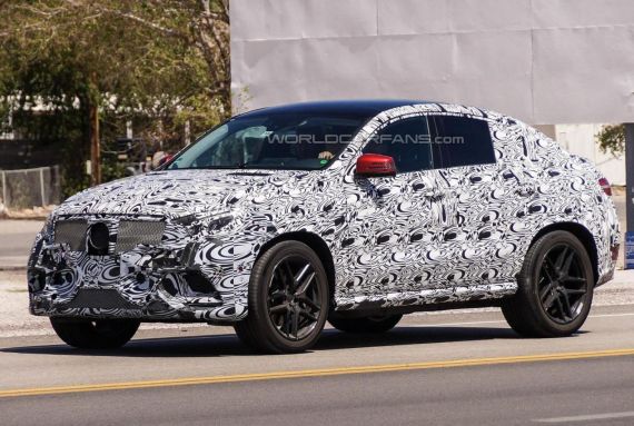 奔驰GLE Coupe谍照