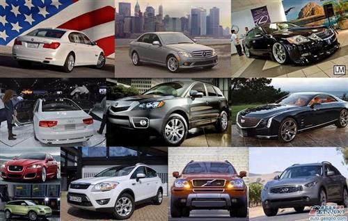 美国市场销量前十大豪华品牌：宝马再压奔驰折桂