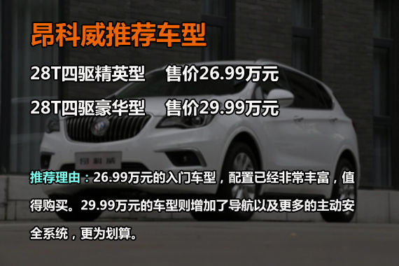 昂科威推荐28T四驱精英型/四驱豪华型
