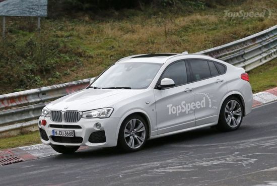 宝马X4 M40i最新谍照曝光 明年发布