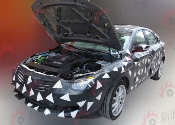 还原概念车设计 广汽传祺GA6测试车曝光 还原概念车设计 广汽传祺GA6测试车曝光