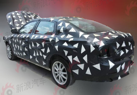 还原概念车设计 广汽传祺GA6测试车曝光 还原概念车设计 广汽传祺GA6测试车曝光