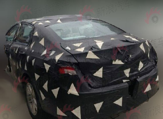 还原概念车设计 广汽传祺GA6测试车曝光 还原概念车设计 广汽传祺GA6测试车曝光