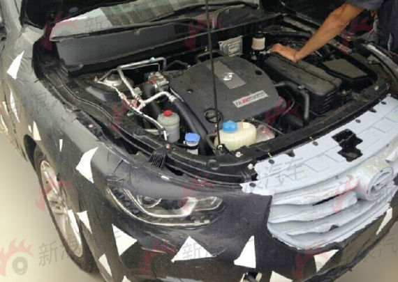 还原概念车设计 广汽传祺GA6测试车曝光 还原概念车设计 广汽传祺GA6测试车曝光