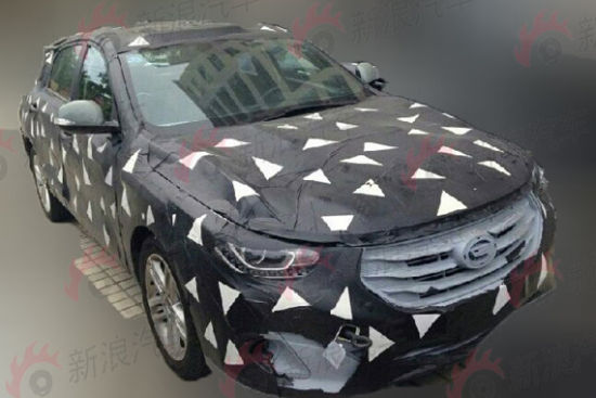 还原概念车设计 广汽传祺GA6测试车曝光