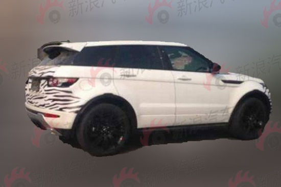 原滋原味 奇瑞捷豹路虎揽胜极光实拍谍照