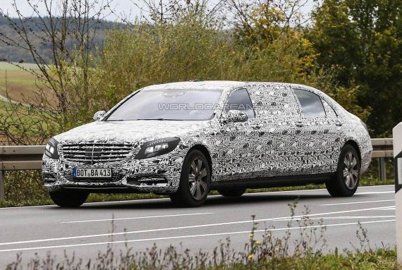 全新奔驰S600普尔曼谍照