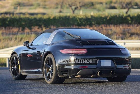 新款保时捷911 Targa谍照