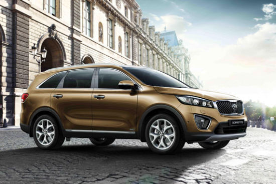 全新索兰托L广州车展首发 轴距加长80mm