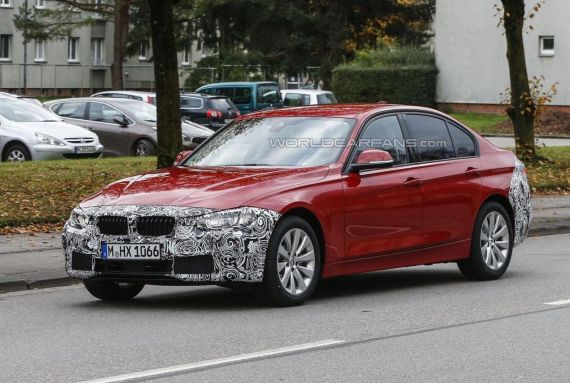 改款宝马3系谍照