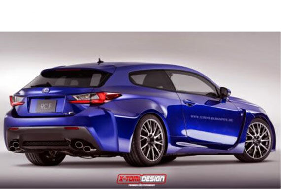 雷克萨斯RC F猎装版假想图 雷克萨斯RC F猎装版假想图