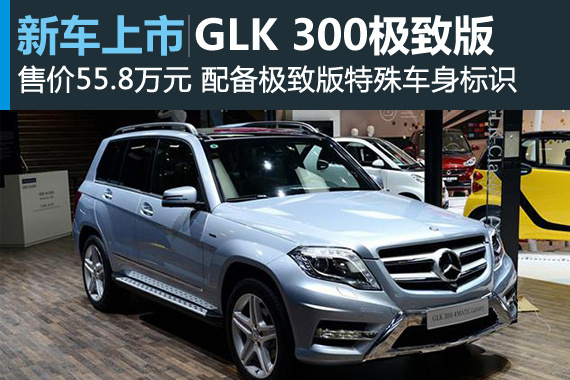 奔驰GLK300极致版上市 售价55.8万元