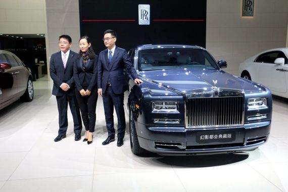 劳斯莱斯都会典藏版幻影广州车展首发