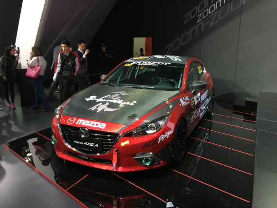 图为马自达昂科赛拉CTCC版赛车