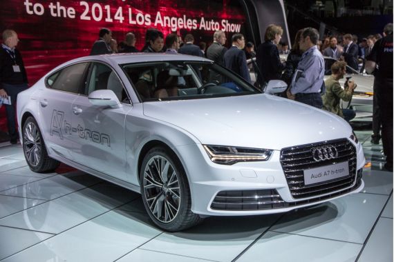 奥迪A7 h-tron亮相 百公里加速7.9秒