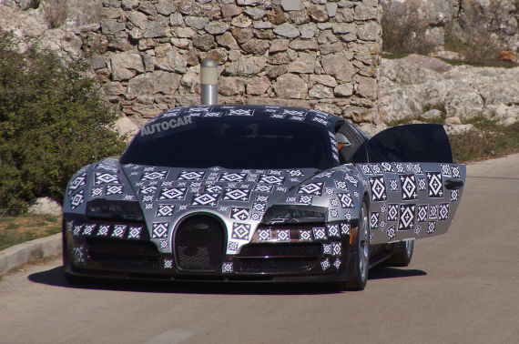 布加迪威航换代车型谍照 马力达1500匹 布加迪威航换代车型谍照 马力达1500匹