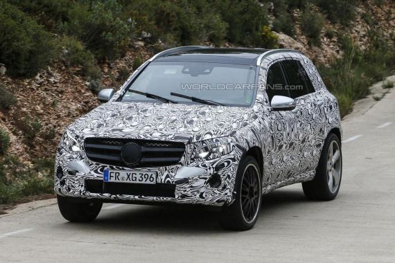 奔驰GLC最新谍照曝光 或明年底发布