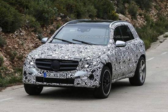 奔驰GLC最新谍照曝光 或明年底发布
