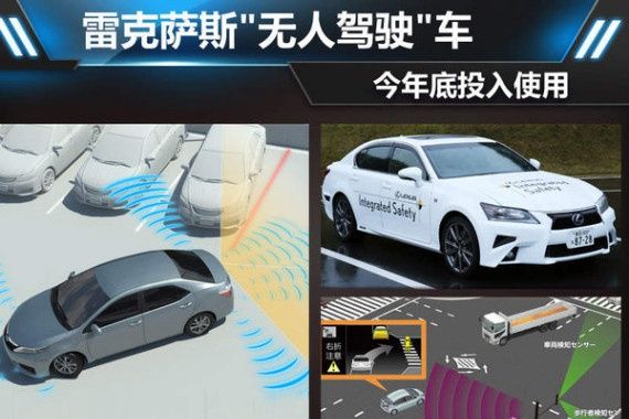 雷克萨斯“无人驾驶“车 今年底投入使用