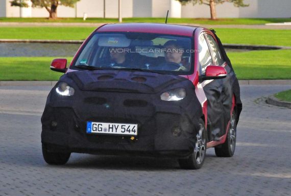 改款起亚Picanto谍照曝光 或亮相日内瓦