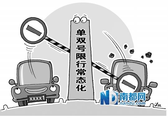 单双号限行常态化