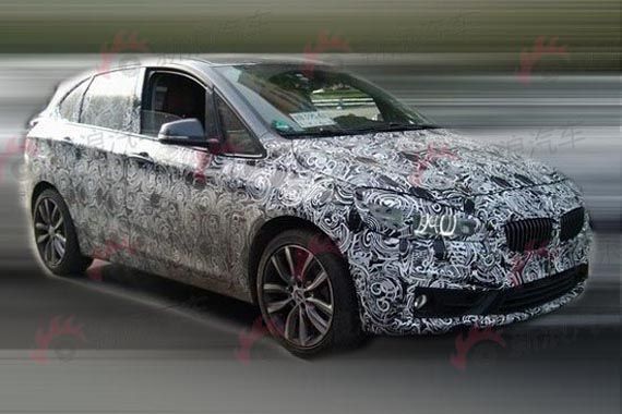 宝马2系Active Tourer国内测试车 宝马2系Active Tourer国内测试车