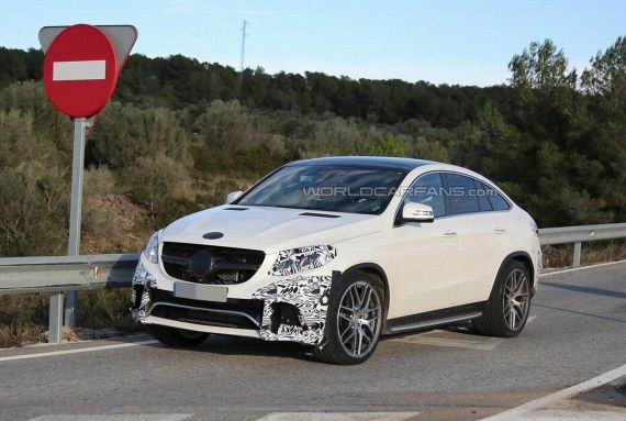 奔驰GLE63 AMG Coupe谍照