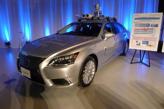 丰田自动驾驶试验采用车型雷克萨斯LS旗舰型 丰田自动驾驶试验采用车型雷克萨斯LS旗舰型